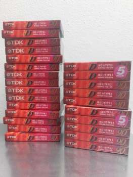 Preview: TDK D  Type 1 Audio Kassetten 25 Stück original verpackt OVP